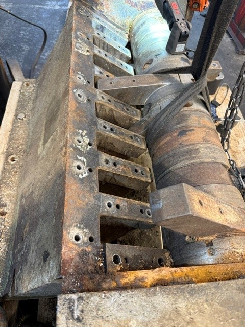 Beef machine before refurbishment